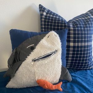 Pottery Barn Kids Shark Accent Throw Pillow